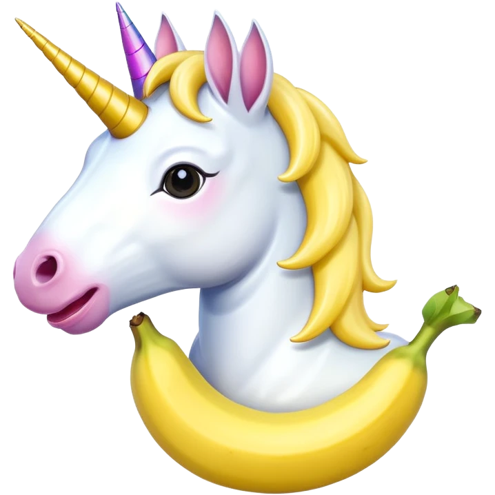 единорог с бананом emoji