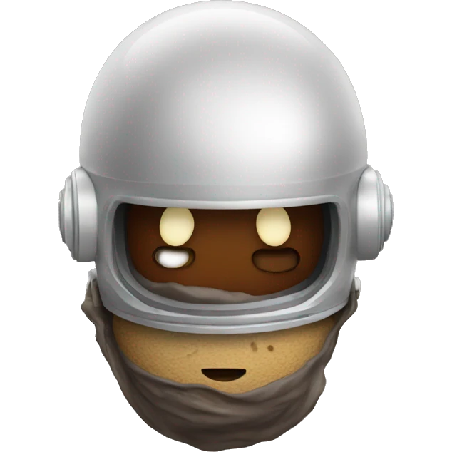 Poop with space helmet  emoji