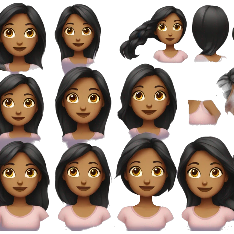 Cartoon girls  emoji