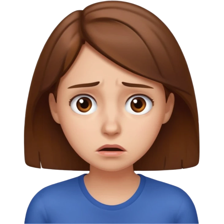 stressed women emoji