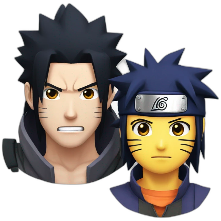 Naruto et sasuke emoji