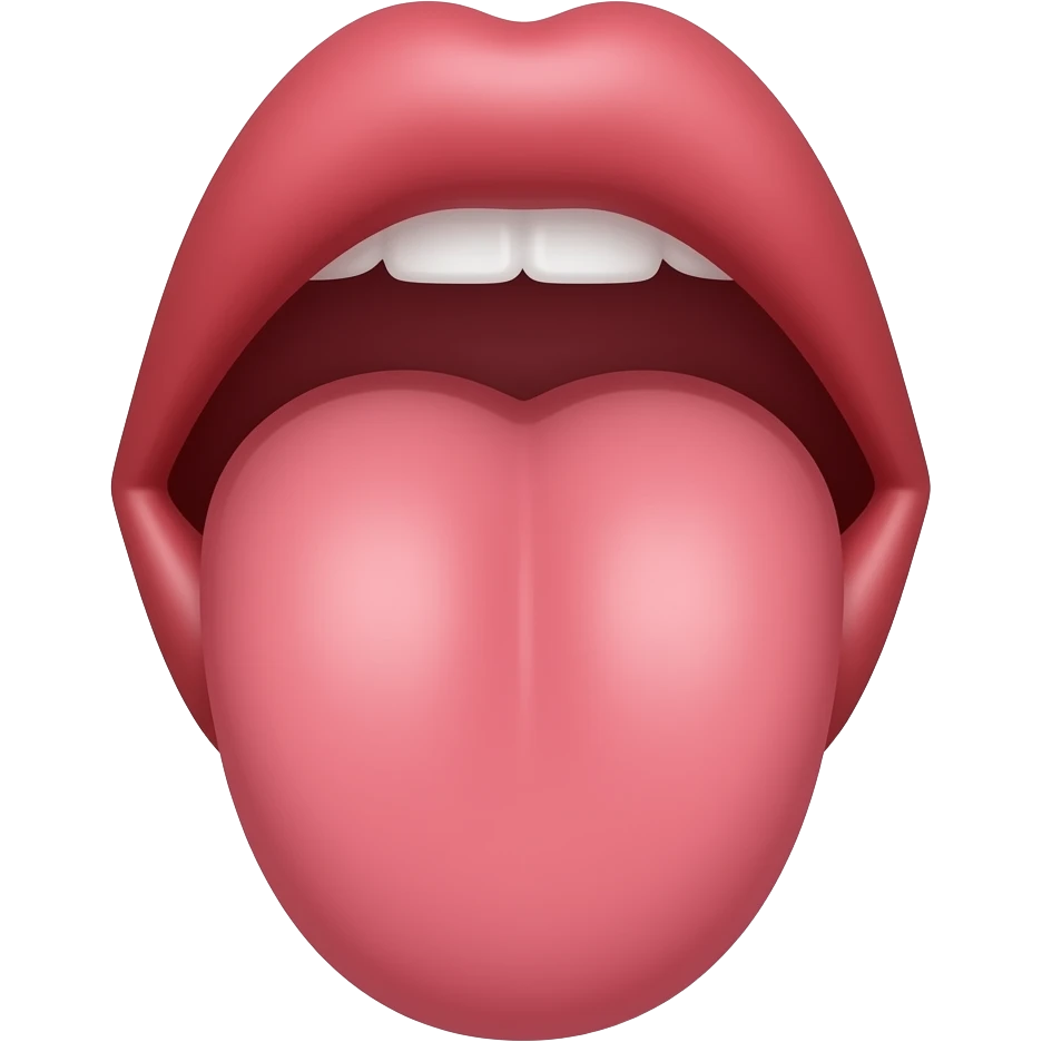 A tung licking a vagina emoji
