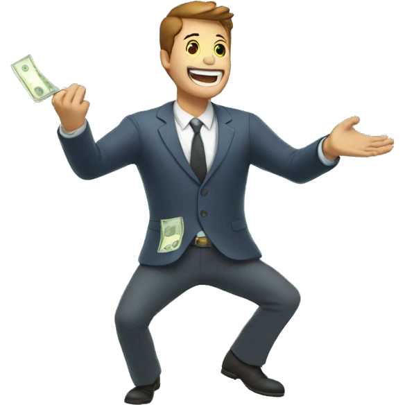 man throwing money emoji