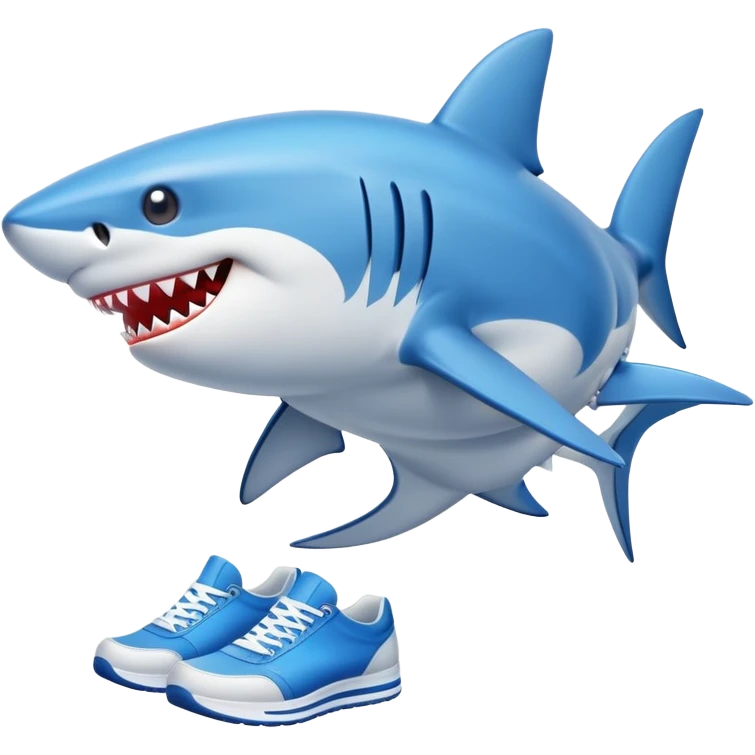🦈👟💙 emoji