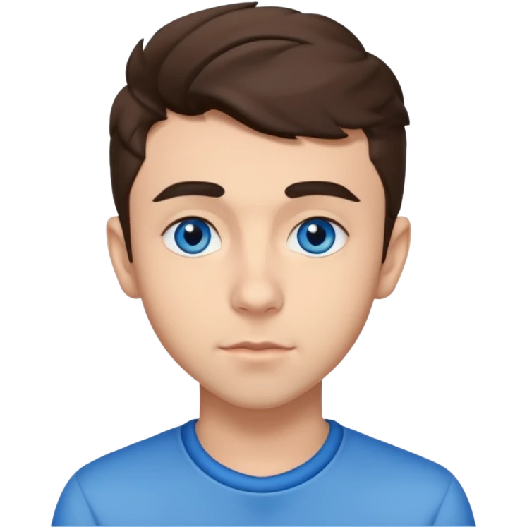 Nathan Sykes with blue eyes emoji