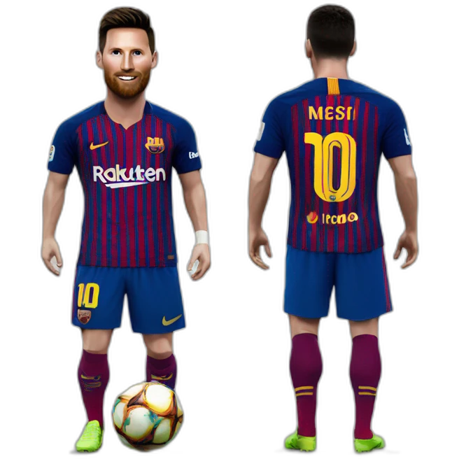MESSI SUR RONALDO emoji