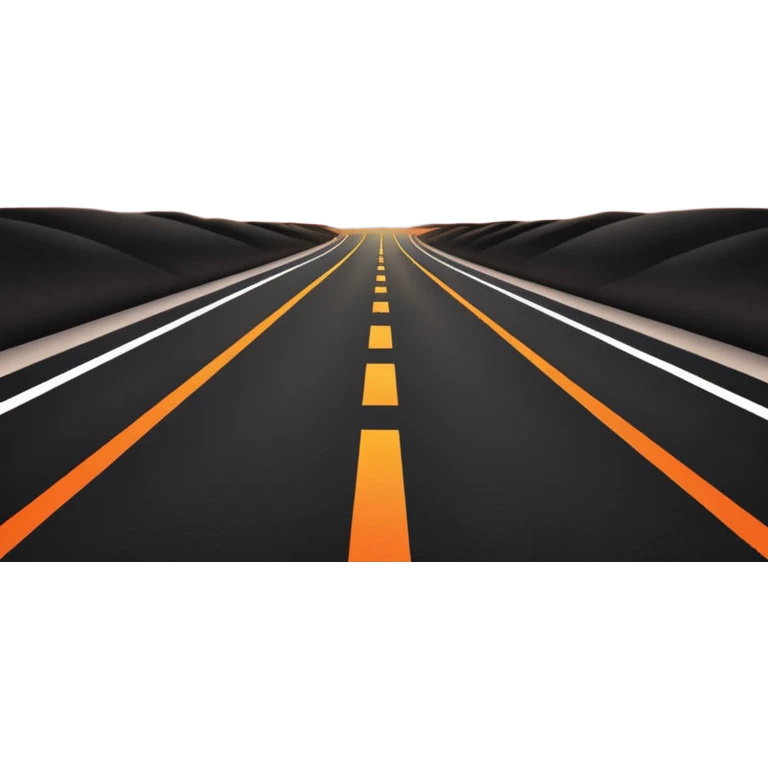 road with sunset emoji