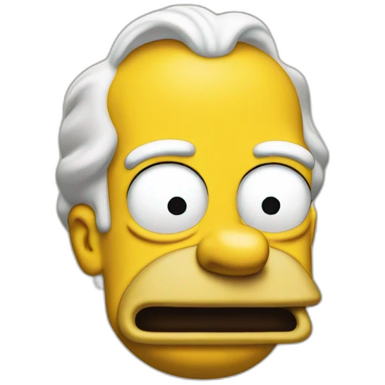 Metro-Goldwyn-Mayer logo with Homer simpson emoji