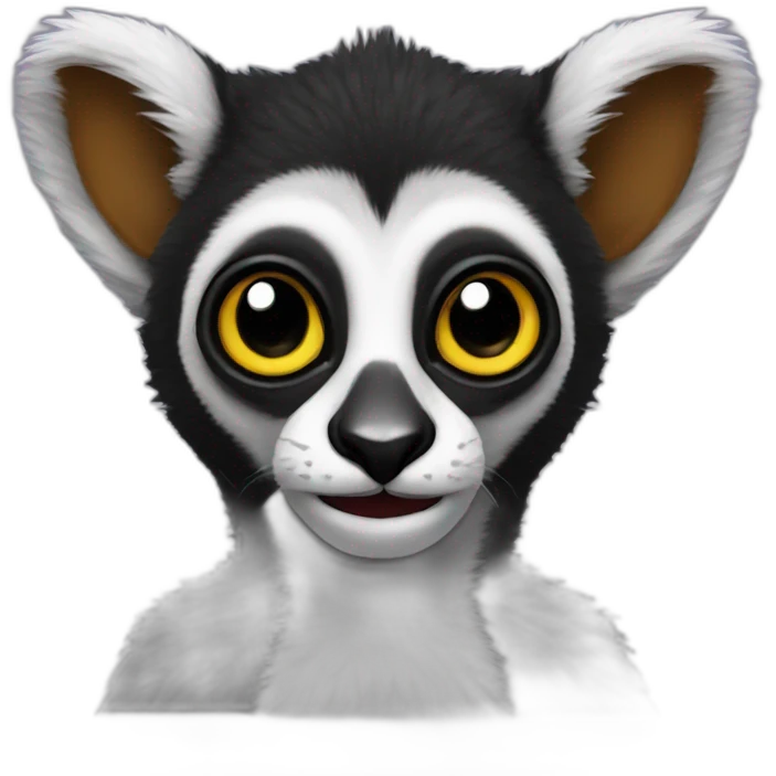 lemur-hoodie-black emoji