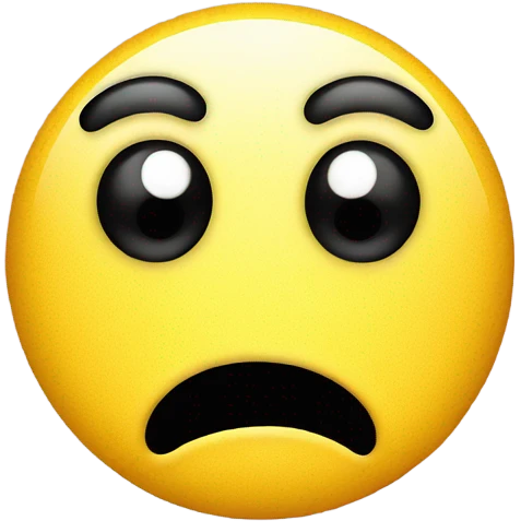 Nervous sweaty smiley face emoji