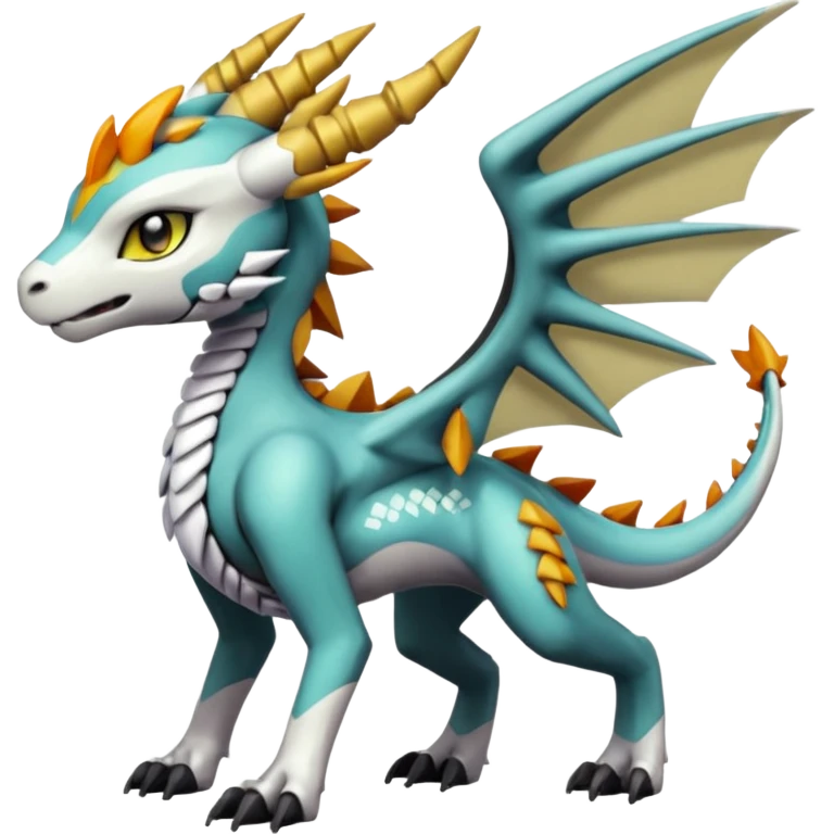 Meloetta-Wargreymon-Dutch-Angel-Dragon-Kyurem-Trico-Pokémon-Digimon-Fakémon-fusion-hybrid-creature emoji