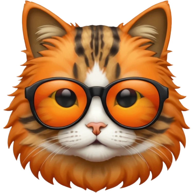 Cat wearing sunglasses emoji