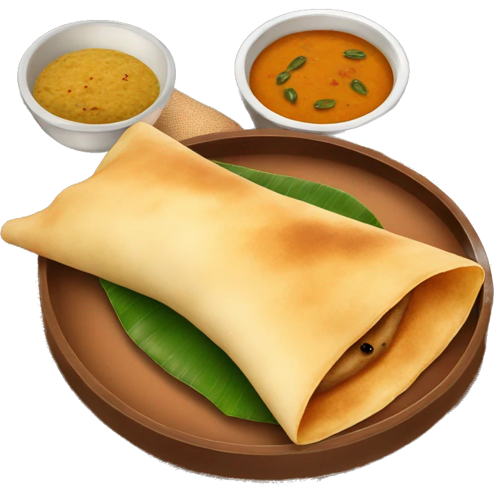 dosa south indian dish emoji