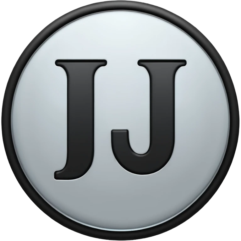 Haceme una j en un círculo  emoji