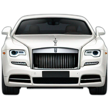 Rolls Royce wraith full black emoji