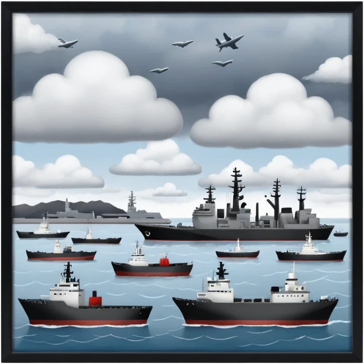 american military port emoji