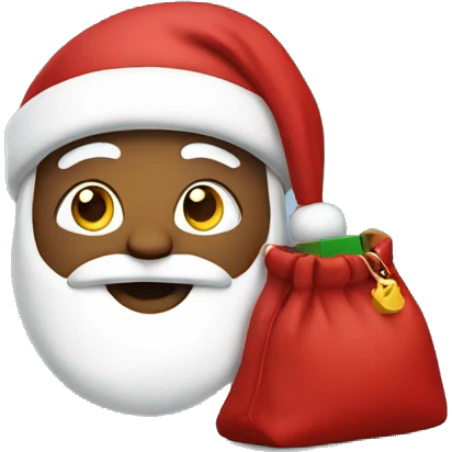 Santa with bag emoji