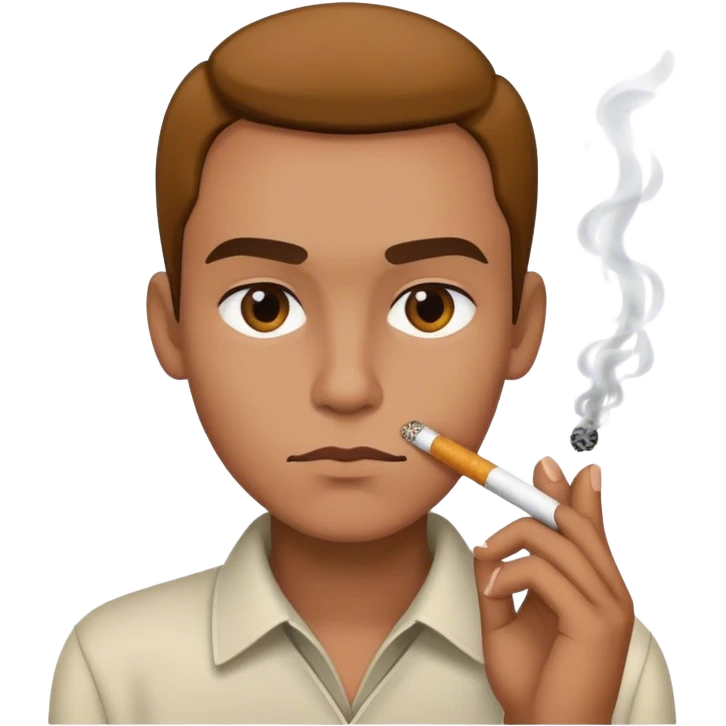 Gangsta with a cigarette  emoji