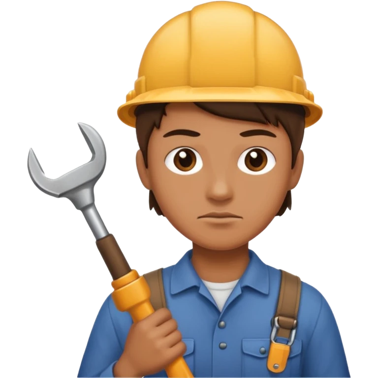 Repairs and Maintenance, holding tool emoji
