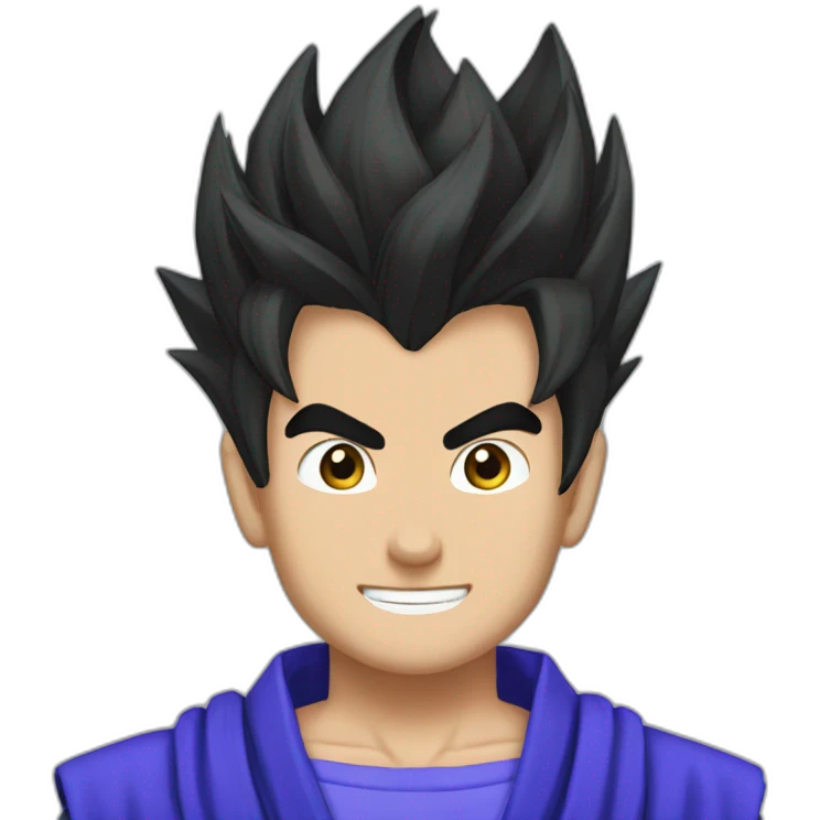 Gohan con capelli blu emoji