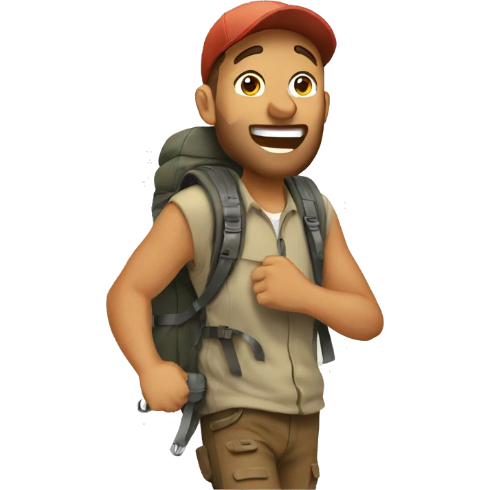  Hiking emoji