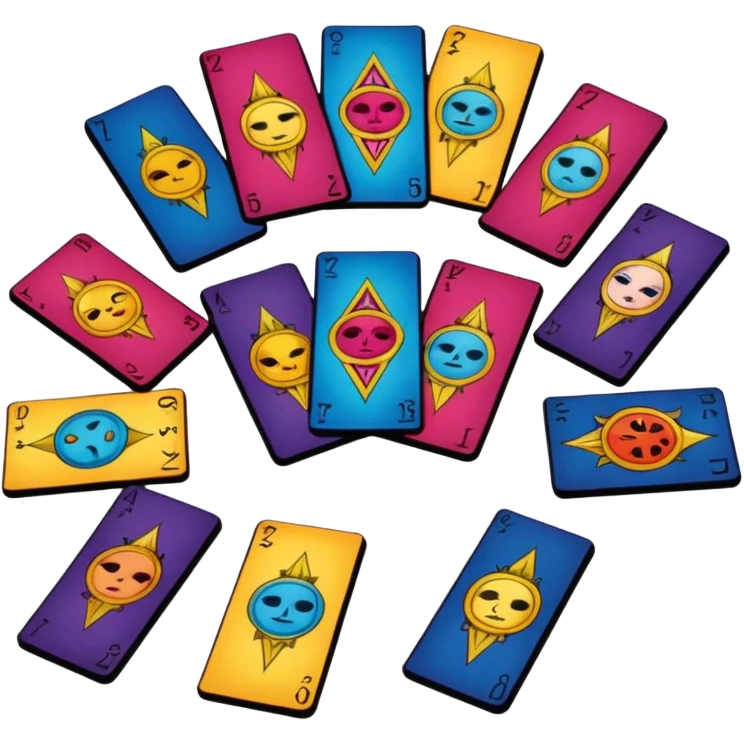 spread tarot cards emoji