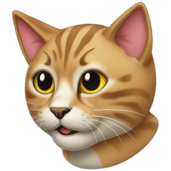 horny cat emoji