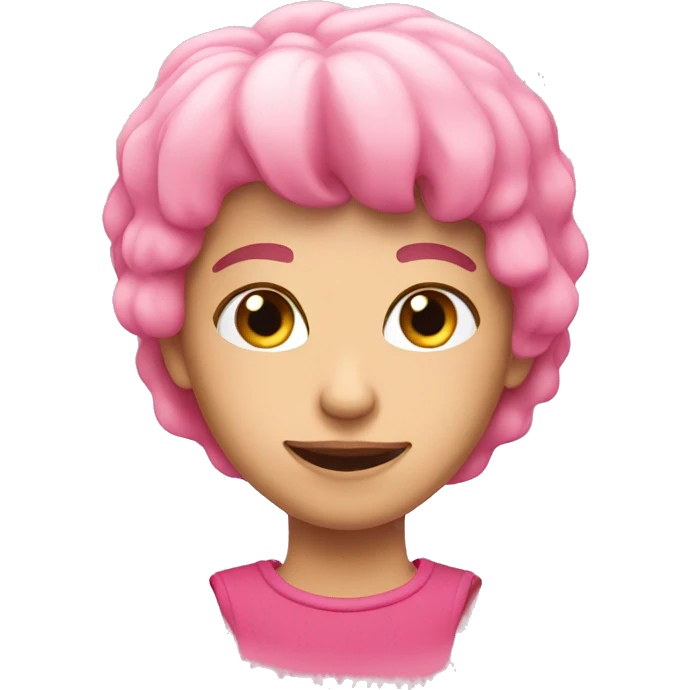 Pink hart emoji