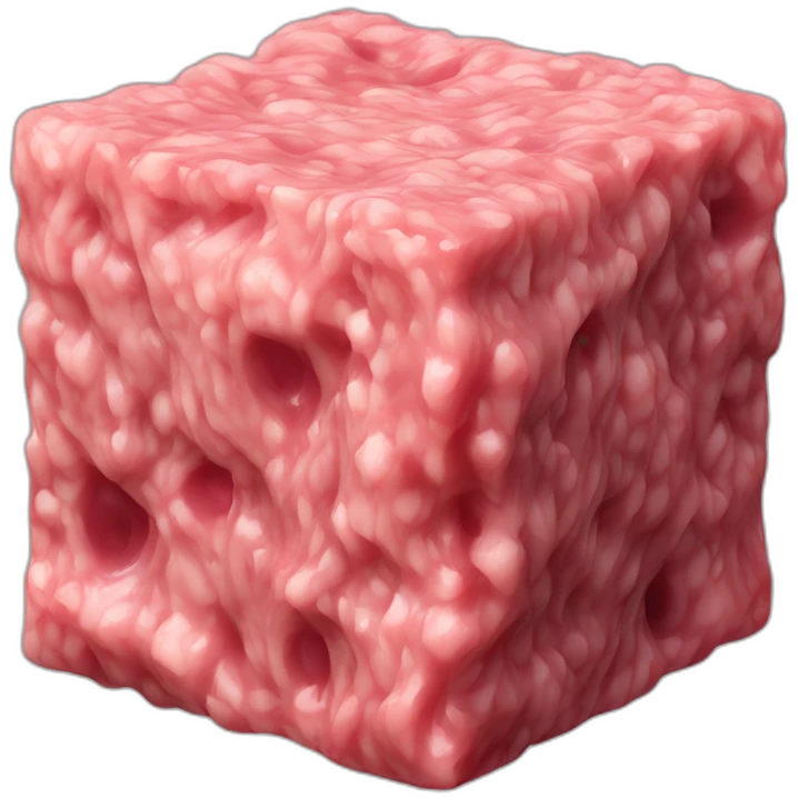 Raw mince cube emoji