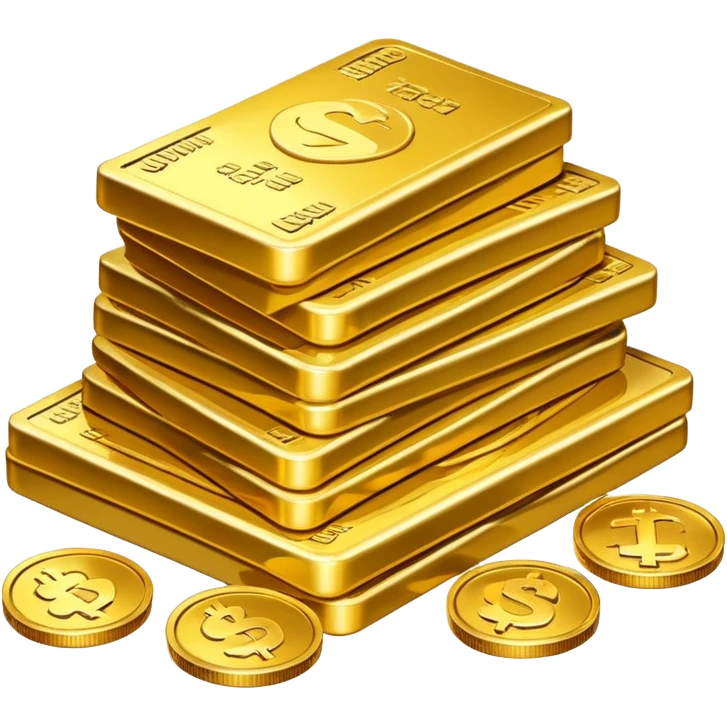 Gold money emoji