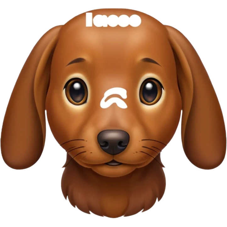 Perro salchicha emoji
