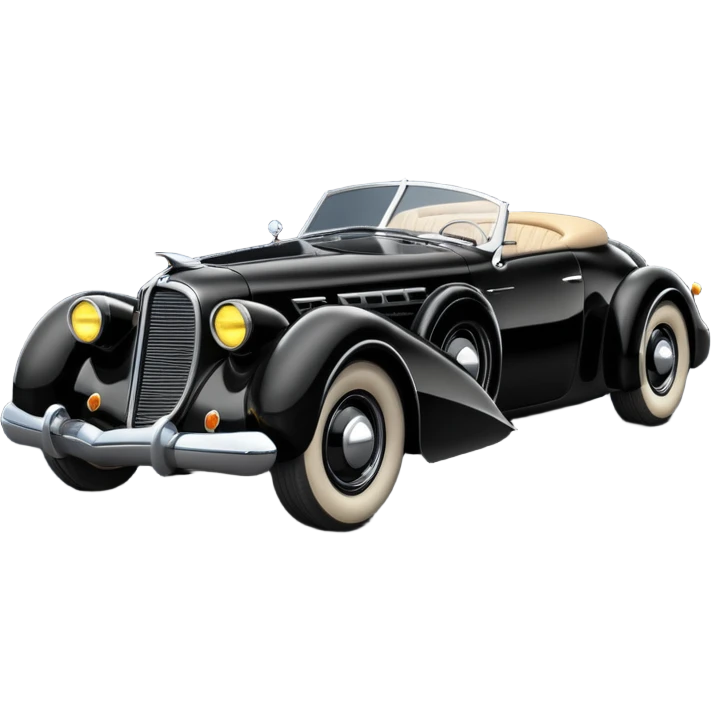  the animated 1990’s series Batmobile based on 1936 cord 812 emoji