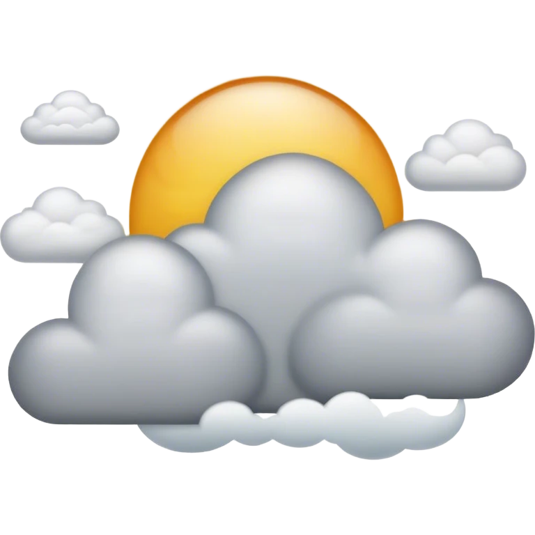 Cinematic Realistic Altostratus Emoji, Soft and gray, with mid-level clouds spreading evenly across the sky. The clouds create a smooth, overcast layer that dulls the sun’s light, giving the world a peaceful, muted tone. Soft glowing outline, capturing the essence of calm, muted skies and gentle transitions in an altostratus cloud! emoji
