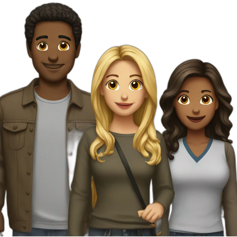 Friends série tv emoji
