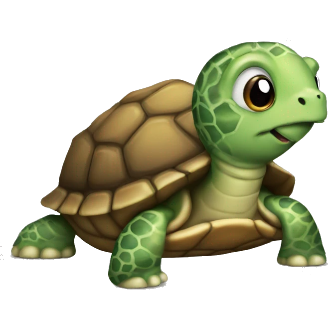 Turtle with poop emoji