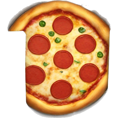 Pizza in a box emoji