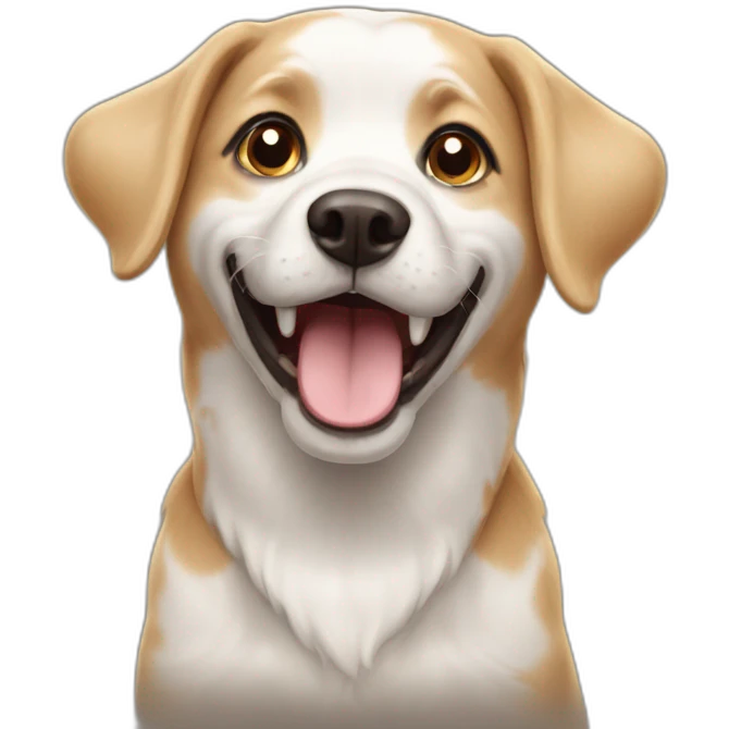 happy dog dog dog emoji