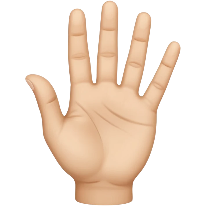 The Arabic hand gesture of “Khod” emoji