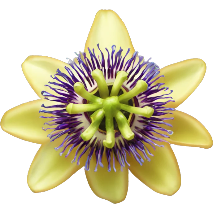 Passion fruit flower emoji