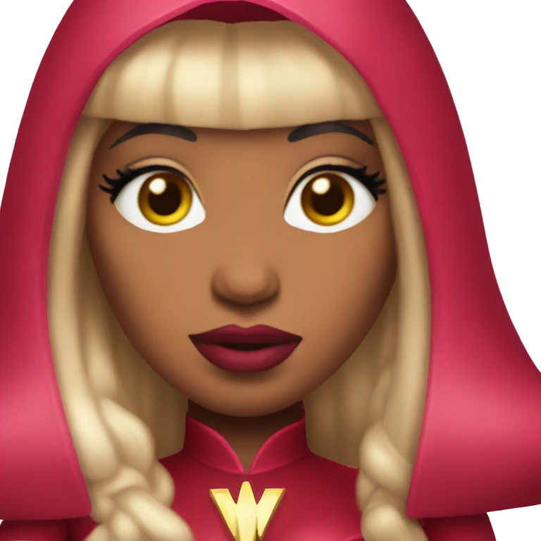 Nicki minaj in a scarlet witch outfit emoji