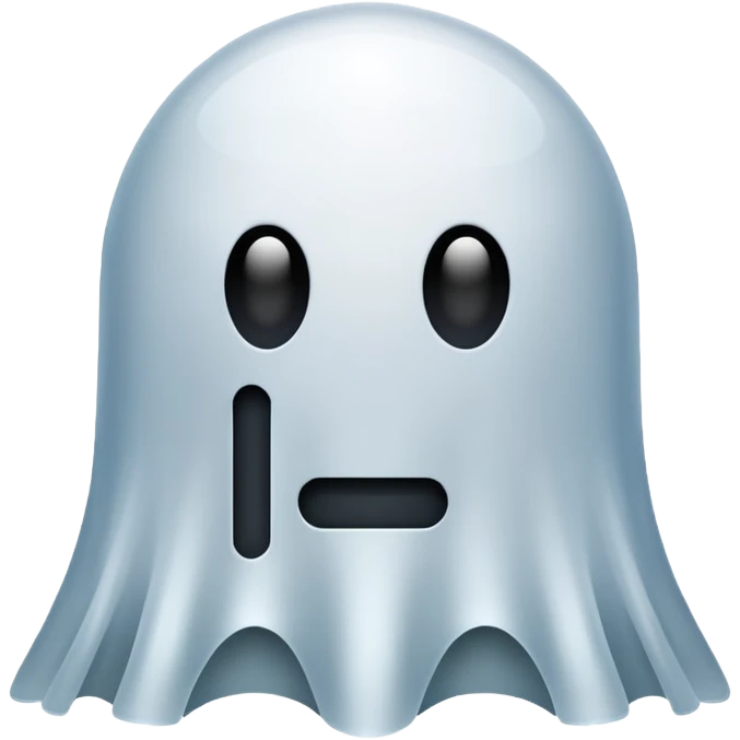 Pacman stye Ghost emoji