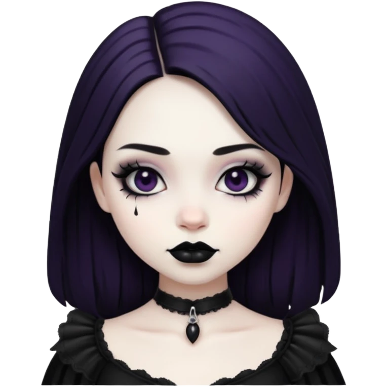 Gothic girl emoji