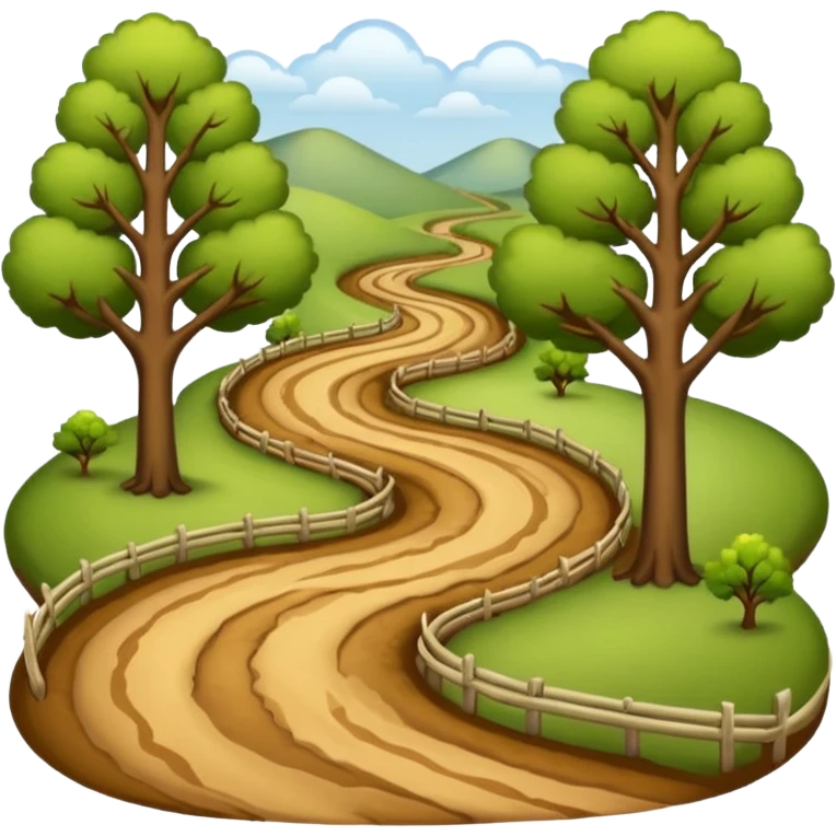 country road emoji