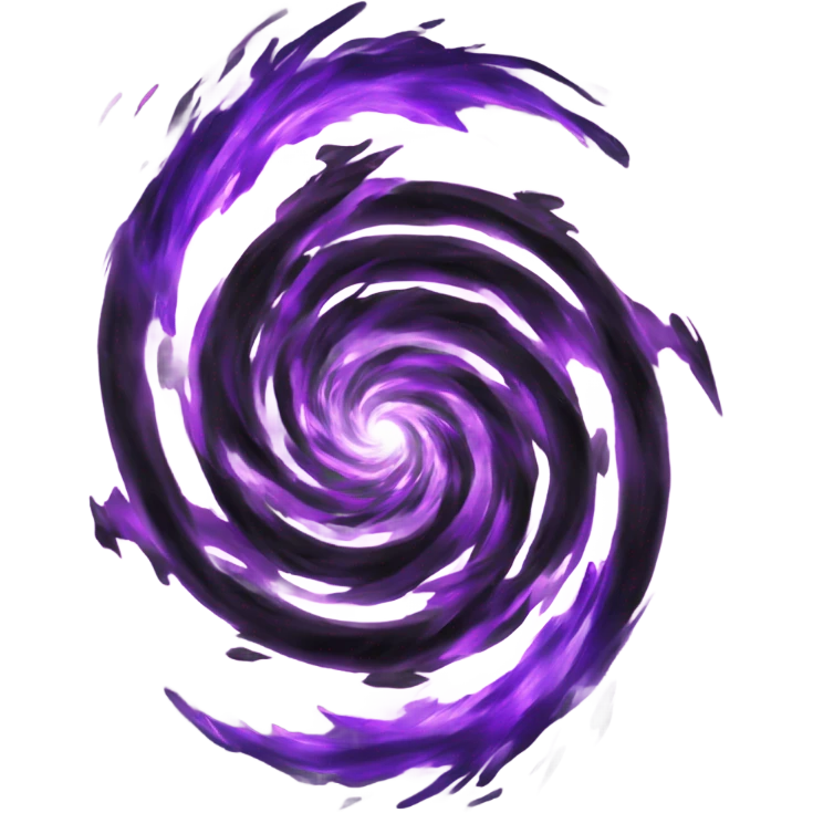 A black and purple vortex pulls enemies in, swirling energy around them. emoji