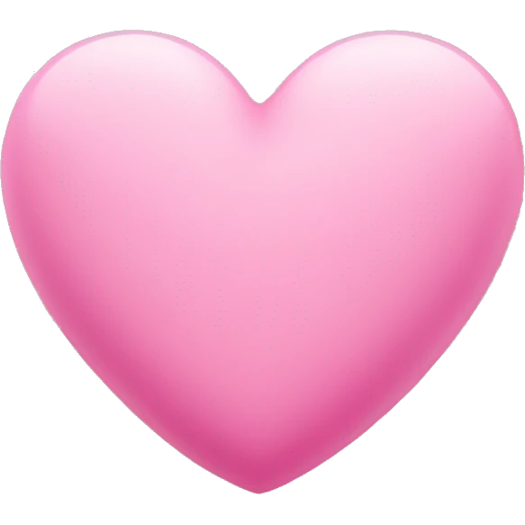 Pink heart  emoji