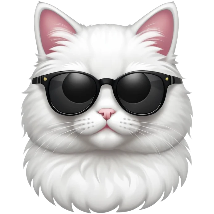 Cat wearing sunglasses emoji