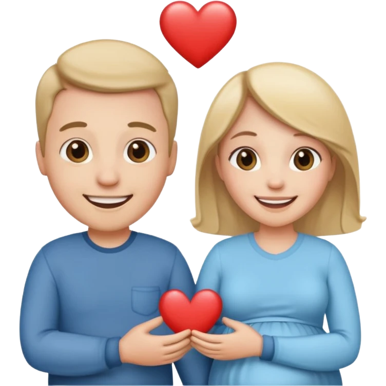 یک زن و شوهر که درحال بچه دار شدن هستن emoji