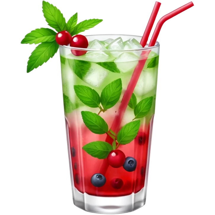 red berry mojito emoji