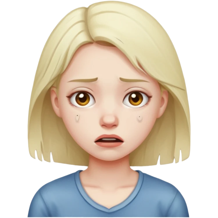 girl choking herself emoji