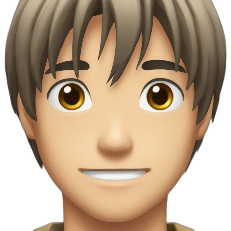 Eren long hair emoji